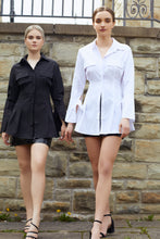 Load image into Gallery viewer, Pleated Shirt Dress