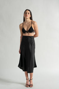 Slip Skirt - As You Wish Boutique black slip skirt champagne slip skirt black midi skirt silver midi skirt black midi slip skirt silver midi slip skirt champagne midi slip skirt black satin slip skirt silver satin slip skirt champagne satin slip skirt