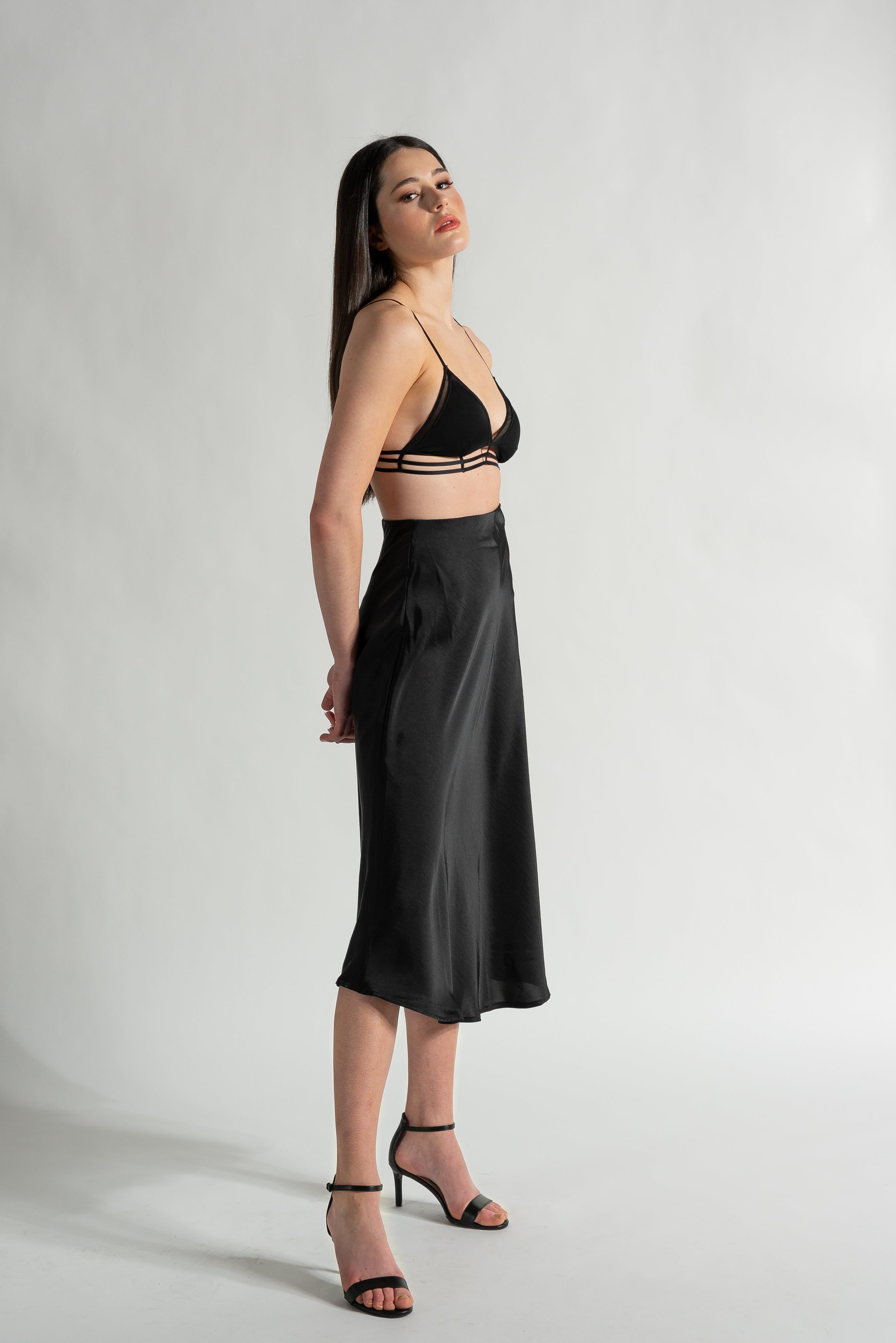 Slip Skirt - As You Wish Boutique black slip skirt champagne slip skirt black midi skirt silver midi skirt black midi slip skirt silver midi slip skirt champagne midi slip skirt black satin slip skirt silver satin slip skirt champagne satin slip skirt