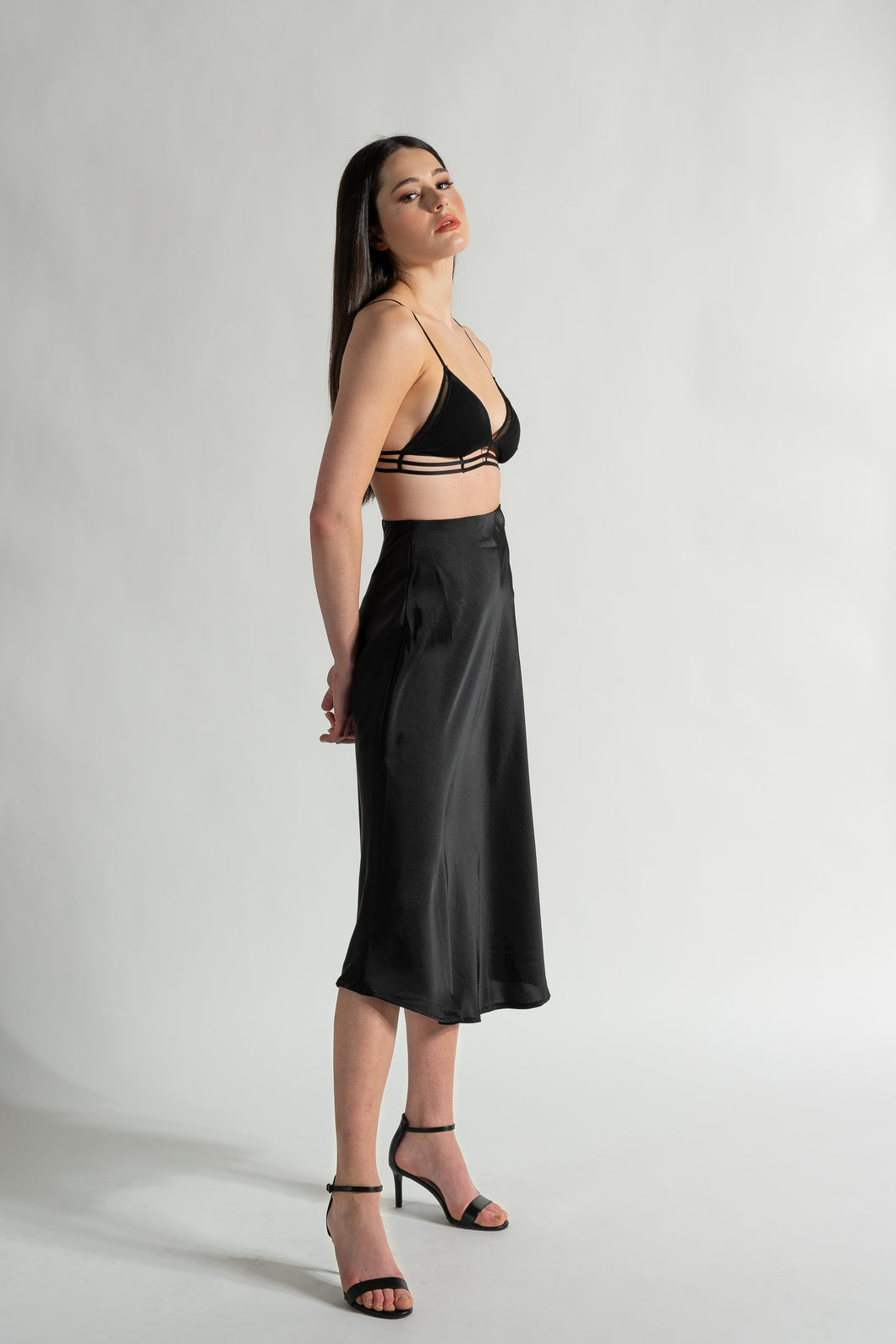 Slip Skirt - As You Wish Boutique black slip skirt champagne slip skirt black midi skirt silver midi skirt black midi slip skirt silver midi slip skirt champagne midi slip skirt black satin slip skirt silver satin slip skirt champagne satin slip skirt