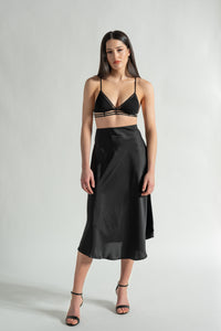 Slip Skirt - As You Wish Boutique black slip skirt champagne slip skirt black midi skirt silver midi skirt black midi slip skirt silver midi slip skirt champagne midi slip skirt black satin slip skirt silver satin slip skirt champagne satin slip skirt