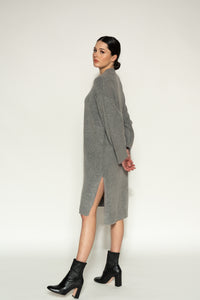 Sweater Dress - As You Wish Boutique winter sweater dress warm winter sweater dress ivory midi sweater dress grey midi sweater dress