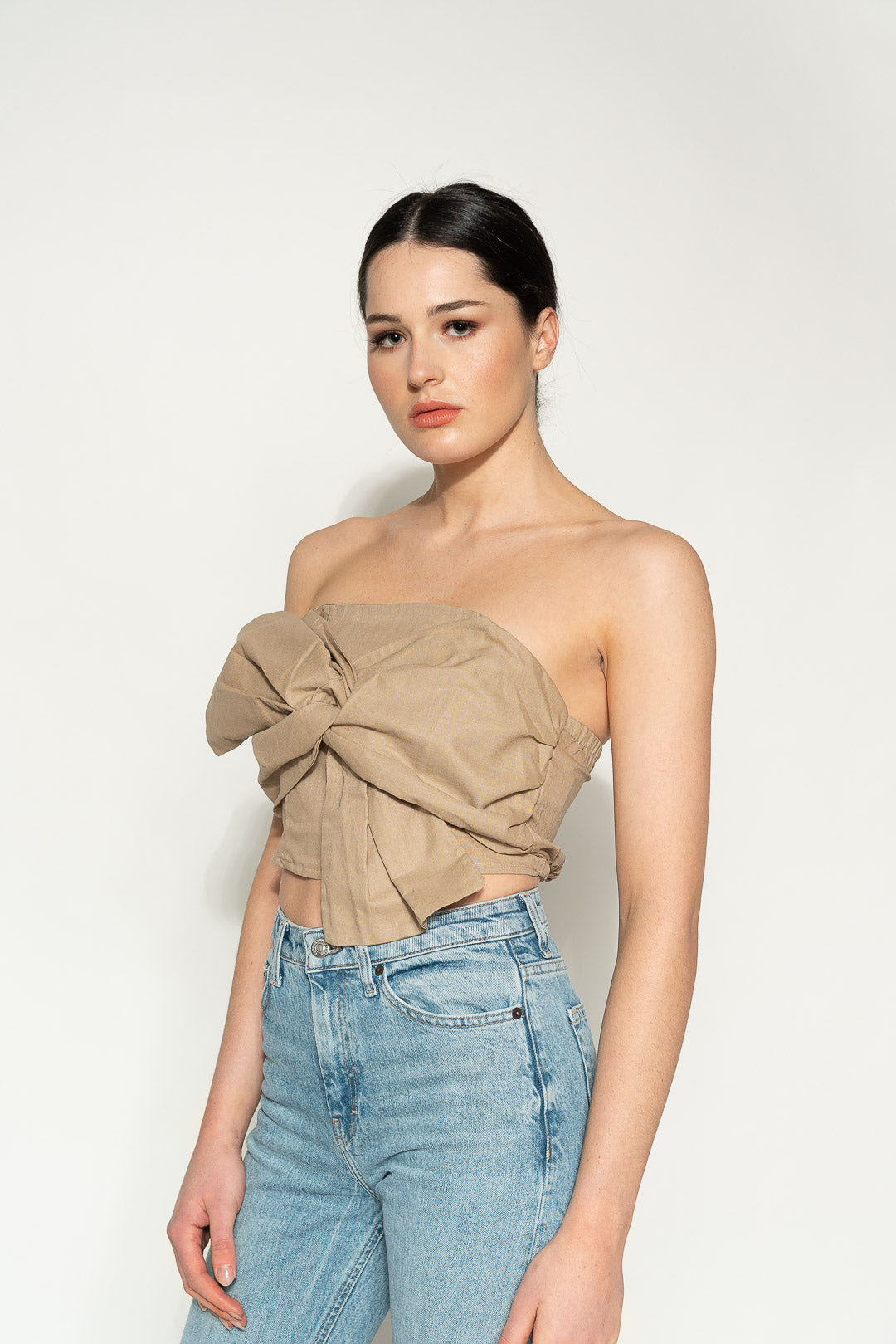 Bow Bandeau - As You Wish Boutique  beige bandeau green bandeau blue bandeau white bandeau beige bow bandeau green bow bandeau blue bow bandeau white bow bandeau