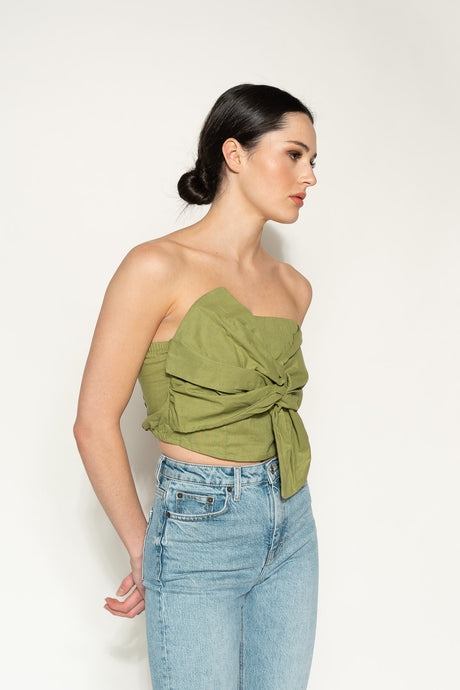 Bow Bandeau - As You Wish Boutique  beige bandeau green bandeau blue bandeau white bandeau beige bow bandeau green bow bandeau blue bow bandeau white bow bandeau