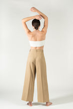 Load image into Gallery viewer, Pleated Trousers - As You Wish Boutique pleated pants summer pleated pants summer pleated trousers beige pleated pants beige pleated trousers black pleated pants black pleated trousers wide leg pants wide leg trousers wide leg pleated pants wide leg pleated trousers beige wide leg pleated pants black wide leg pleated pants
