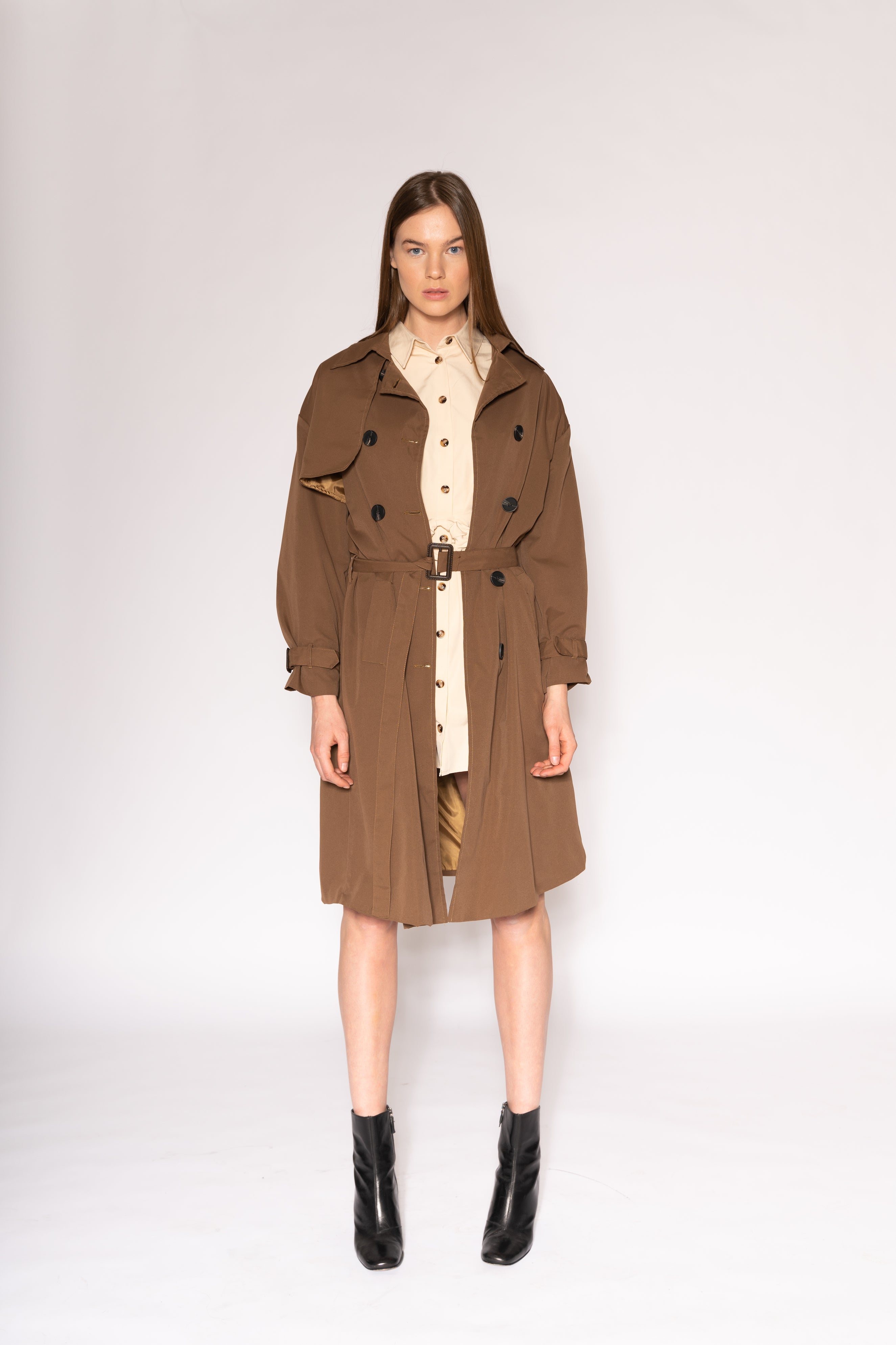 Classic Trench - As You Wish Boutique classic trench coat trench coat spring fall coat brown trench coat black trench coat