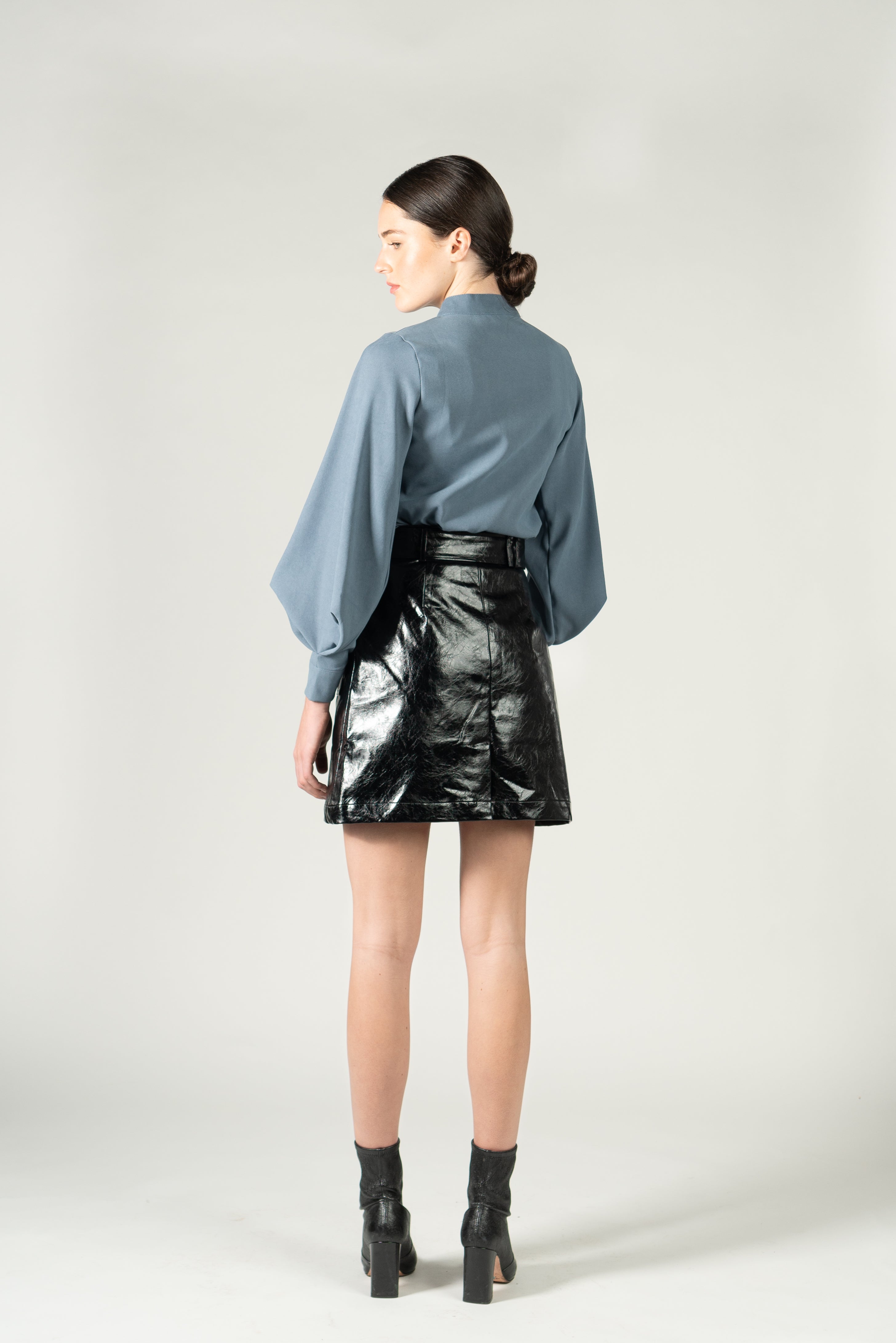 Puff Sleeve Blouse - puff sleeves puff sleeve top puff sleeve shirt blue puff sleeves blue puff sleeve top blue puff sleeve shirt beige puff sleeve top beige puff sleeve shirt beige puff sleeves