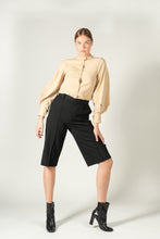 Load image into Gallery viewer, Puff Sleeve Blouse - puff sleeves puff sleeve top puff sleeve shirt blue puff sleeves blue puff sleeve top blue puff sleeve shirt beige puff sleeve top beige puff sleeve shirt beige puff sleeves
