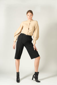 Puff Sleeve Blouse - puff sleeves puff sleeve top puff sleeve shirt blue puff sleeves blue puff sleeve top blue puff sleeve shirt beige puff sleeve top beige puff sleeve shirt beige puff sleeves