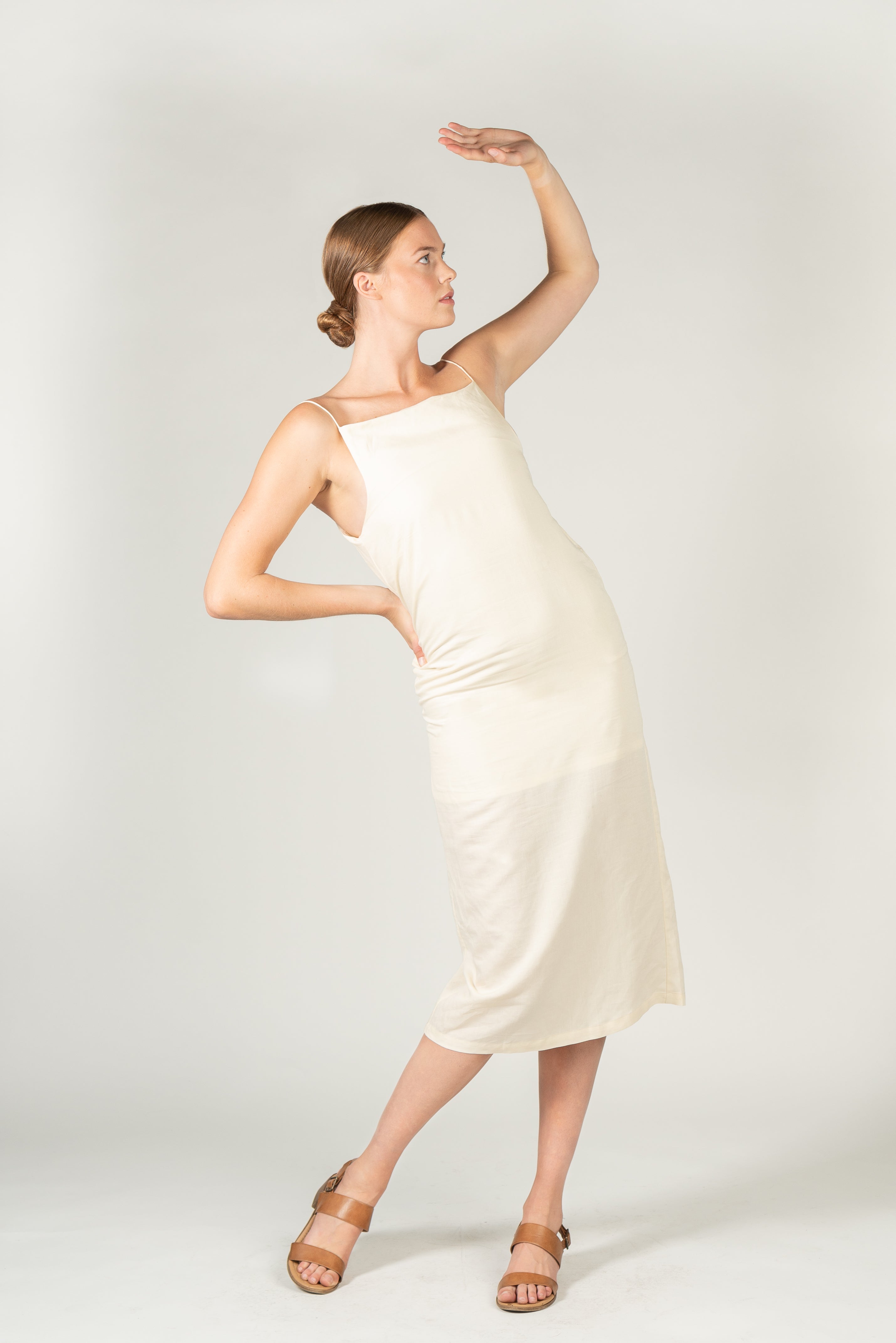 Ivory Dress - As You Wish Boutique backless dress midi dress ivory midi dress backless midi dress summer dress summer ivory dress summer linen dress linen dress linen midi dress