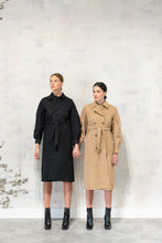 Load image into Gallery viewer, Puff Sleeve Trench