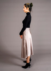 Slip Skirt - As You Wish Boutique black slip skirt champagne slip skirt black midi skirt silver midi skirt black midi slip skirt silver midi slip skirt champagne midi slip skirt black satin slip skirt silver satin slip skirt champagne satin slip skirt