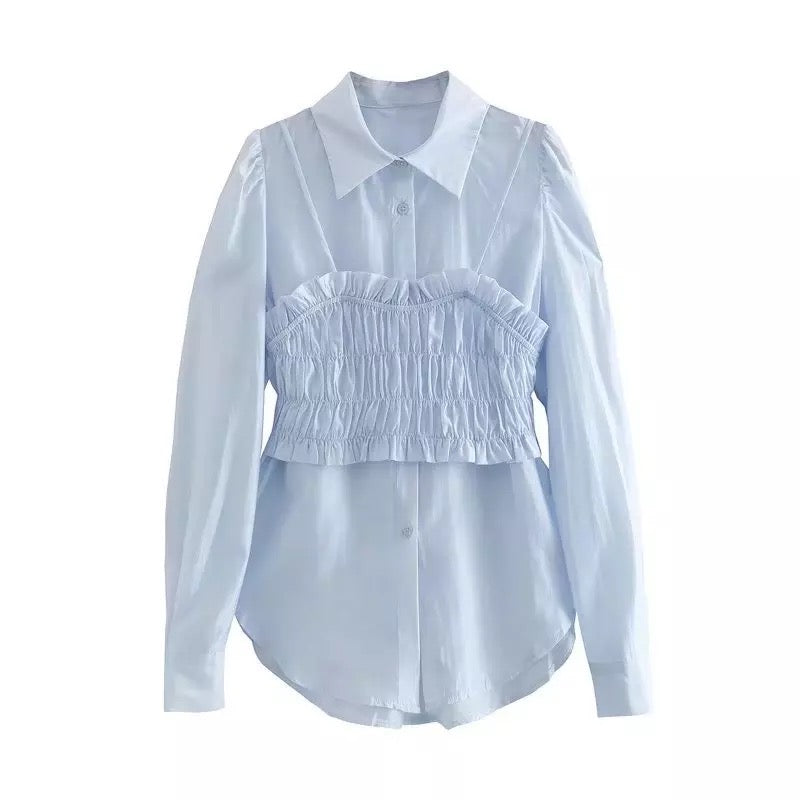 Smocked Cami + Shirt