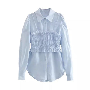 Smocked Cami + Shirt