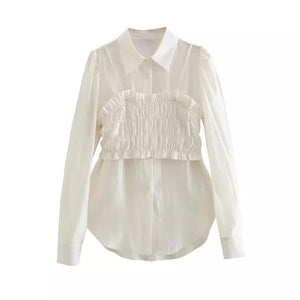Smocked Cami + Shirt