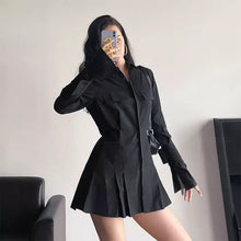 Load image into Gallery viewer, Pleated Shirt Dress